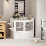 Large Cat Litter Box Furniture Hidden-180099