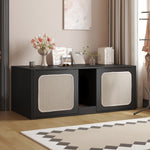 Cat Litter Box Enclosure for 2 Cats with Cat Scratching Posts -180153