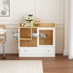 Large Cat Litter Box Furniture Hidden-180099