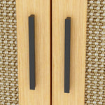 Cat Litter Box Enclosure with Sisal Covered Doors 112