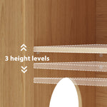 Cat Litter Box Enclosure with Sisal Covered Doors 112