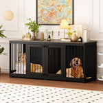 Large Dog Crate Furniture with Tray-150145
