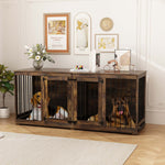 Large Dog Crate Furniture with Tray-150145