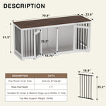 Large Dog Crate Furniture 71" -150171