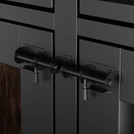 Large Dog Crate Furniture 72.5" Rustic Brown-150160-13