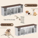 Furniture Style Dog Crate for 2 Dogs 94.8 Inch-150168