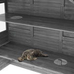 Large Wooden Outdoor Cat House Cage Walk in Cat Catio-150212