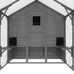 Large Wooden Outdoor Cat House Cage Walk in Cat Catio-150212