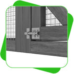 Large Wooden Outdoor Cat House Cage Walk in Cat Catio-150212