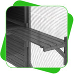 Large Wooden Outdoor Cat House Cage Walk in Cat Catio-150212