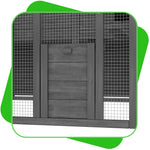 Large Wooden Outdoor Cat House Cage Walk in Cat Catio-150212