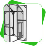 Large Wooden Outdoor Cat House Cage Walk in Cat Catio-150212