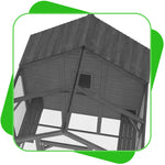 Large Wooden Outdoor Cat House Cage Walk in Cat Catio-150212