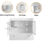 Large Cat Litter Box Furniture Hidden-180099