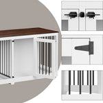 Large Dog Crate Furniture with Tray-150145
