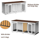 Large Dog Crate Furniture with Tray-150145