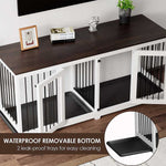 Large Dog Crate Furniture with Tray-150145