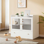 Large Cat Litter Box Furniture Hidden-180099