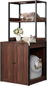 Large Litter Box Enclosure for Self Cleaning Litter Box-180111