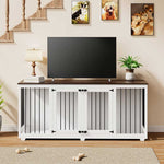 Large Dog Crate Furniture with Tray-150145