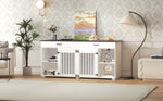 Dog Crate Funiture with Storage 72.4" Dog Kennel Table -150198