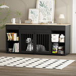 Dog Crate Funiture with Storage 72.4" Dog Kennel Table -150198