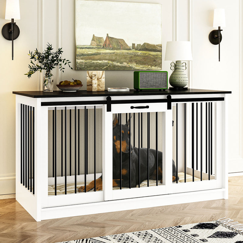 Extra Large Dog Crate Funiture Dog Kennel Table Furniture with