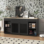Dog Crate Funiture with Storage 72.4" Dog Kennel Table -150198