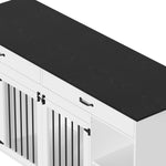 Dog Crate Funiture with Storage 72.4" Dog Kennel Table -150198