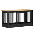 Extra Large Dog Crate Furniture, 55" with Sliding Doors -150199