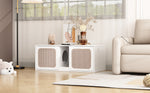 Cat Litter Box Enclosure for 2 Cats with Cat Scratching Posts -180153
