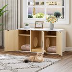 43 Inch Cat Litter Box Enclosure for 2 Cats