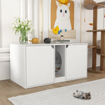 Large Cat Litter Box Enclosure for 2 Cat