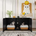 Large Cat Litter Box Enclosure for 2 Cat