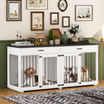 72" Dog Kennel with Drawers & Divider-150160-17DY