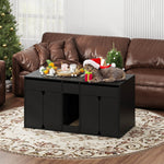 Cat Litter Box Enclosure with Drawers-180125