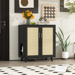 Cat Litter Box Enclosure with Sisal Covered Doors 112