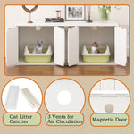 Cat Litter Box Enclosure for 2 Cats 43.3 Inch-180124