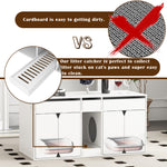 Cat Litter Box Enclosure with Drawers-180125