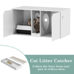 Large Cat Litter Box Enclosure for 2 Cat