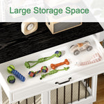 72" Dog Kennel with Drawers & Divider-150160-17DY