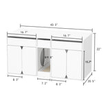 Cat Litter Box Enclosure with Drawers-180125