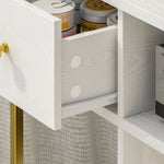 6 in 1 Cat Litter Box Enclosure Furniture with Litter Catcher