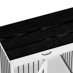 72" Dog Kennel with Drawers & Divider-150160-17DY