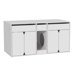 Cat Litter Box Enclosure with Drawers-180125