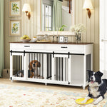 70" Large Dog Crate Furniture 150180