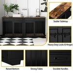 Dog Crate Furniture 72" Rustic Brown-150160-09
