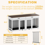 72.5" Indoor Dog House TV Stand -150176
