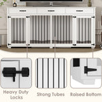 72.5" Dog Crate Furniture for 2 Dogs-150174