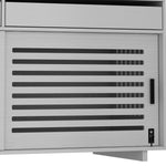 2 Sizes Hollowed Dog Crate Furniture Grey-150144
